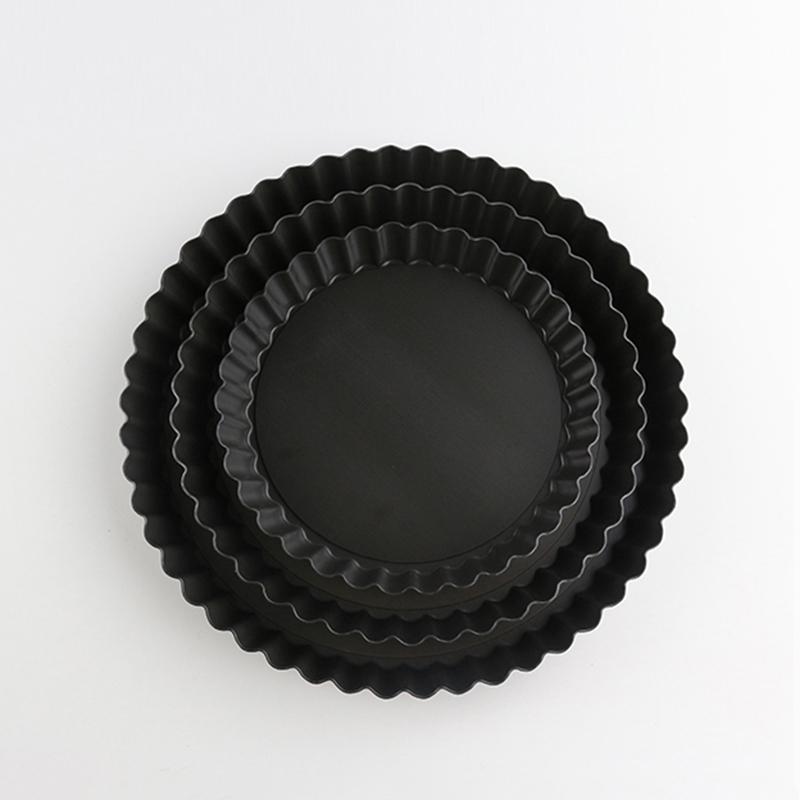 Fluted Pie Tart Pan Mold Baking Removable Bottom Nonstick Quiche Tool Rectangle Bakeware Template Dishes Cake Pans GYH