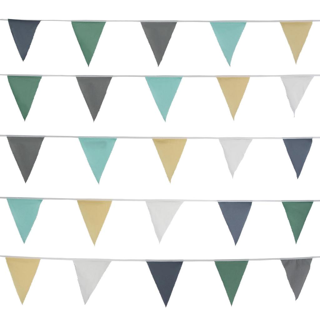 10M/33Ft Guirlande de Fanions Drapeaux Pennons en Jute Coloré Vintage Pour Fête d'Anniversaire Mariage Décoration Bar à Bonbons