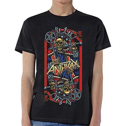 Anthrax Men s ANTHTEE17MB02 T-Shirt, Black, Medium L