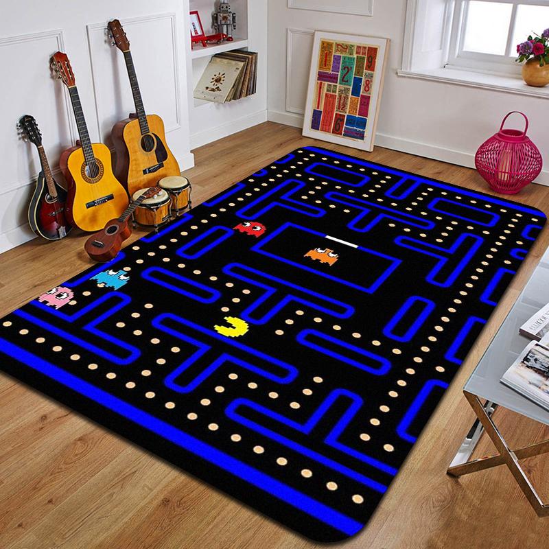 C-Creative Switch Game Carpet Fashion Yoga Mat Bedroom Decoration Carpet Living Room Bathroom Decoration Floor Mat Birthday Gift