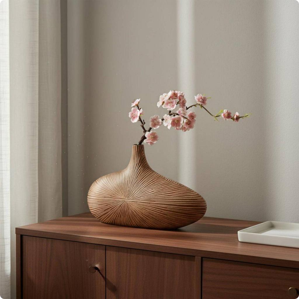Home Decoration Resin Vase Centerpiece Modern Creative Decor