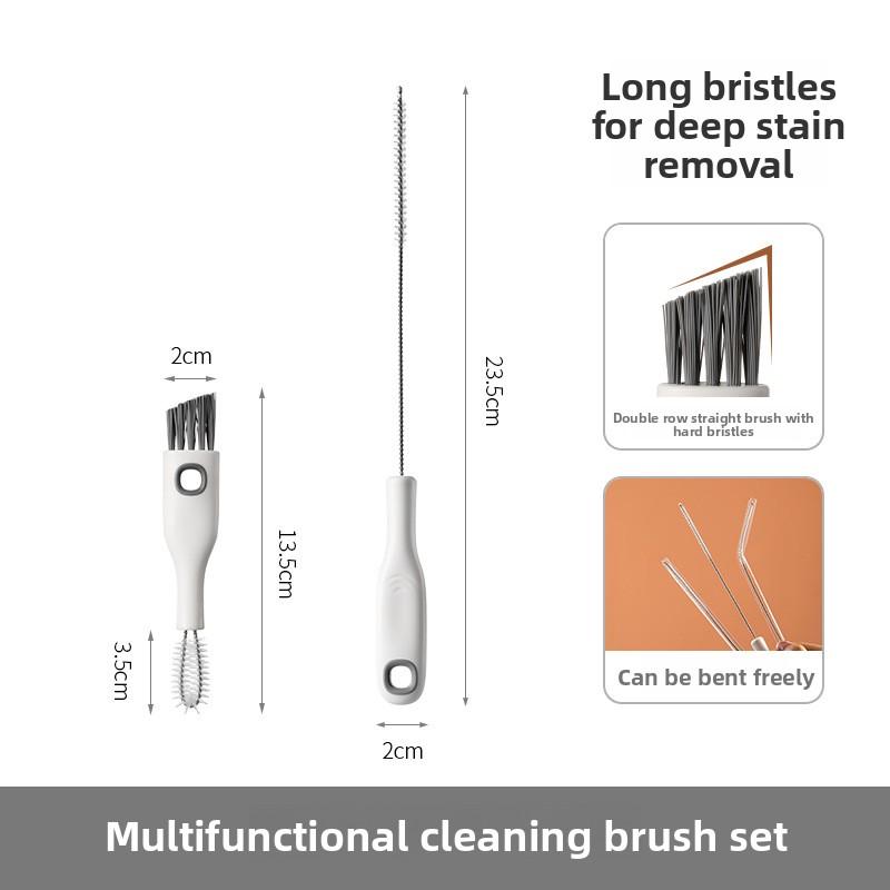 

Чашечная щетка очищает и удаляет пятна без слепых зон. Это щетка для чистки щелей два в одном, специально разработанная для очистки крышек и чашек. белый