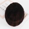 New Winter Men Luxury Real Mink Fur Hat Natural Warm Mink Fur Cap Russian Male Outdoor Genuine Real Mink Fur Fedoras Hats