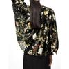 Export Single H Home Fashion Loose Cool Lantern Long Sleeve Breasted Exquisite Print Elegant Elegance Shirt Tops Women