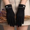 Women's Velvet Touchscreen Winter Gloves - Versatile, Warm, & Ideal for Outdoor Cycling
