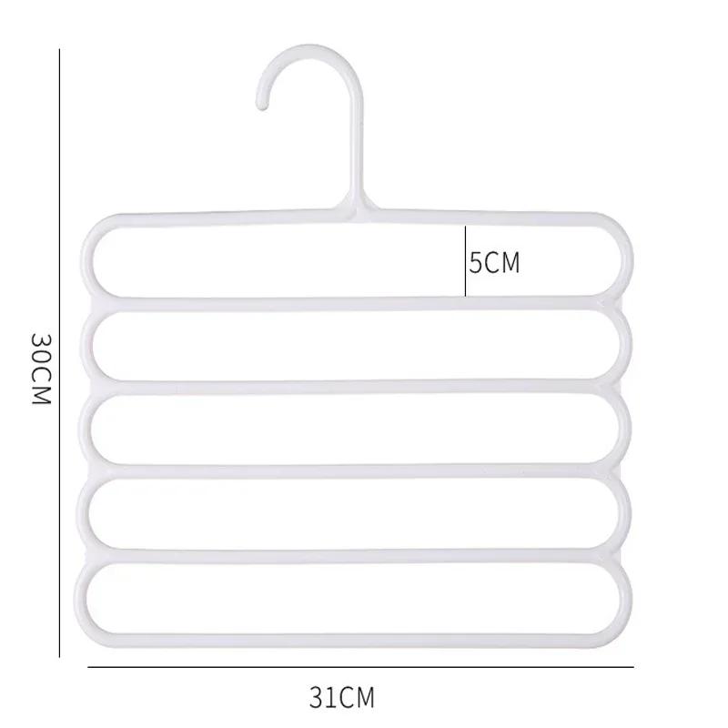 Clothes Hanger, Trousers Hanger, Storage Rack, Wardrobe Closet Organizer, 5 Layers Pants Holders, Clothing Hangers Wholesale