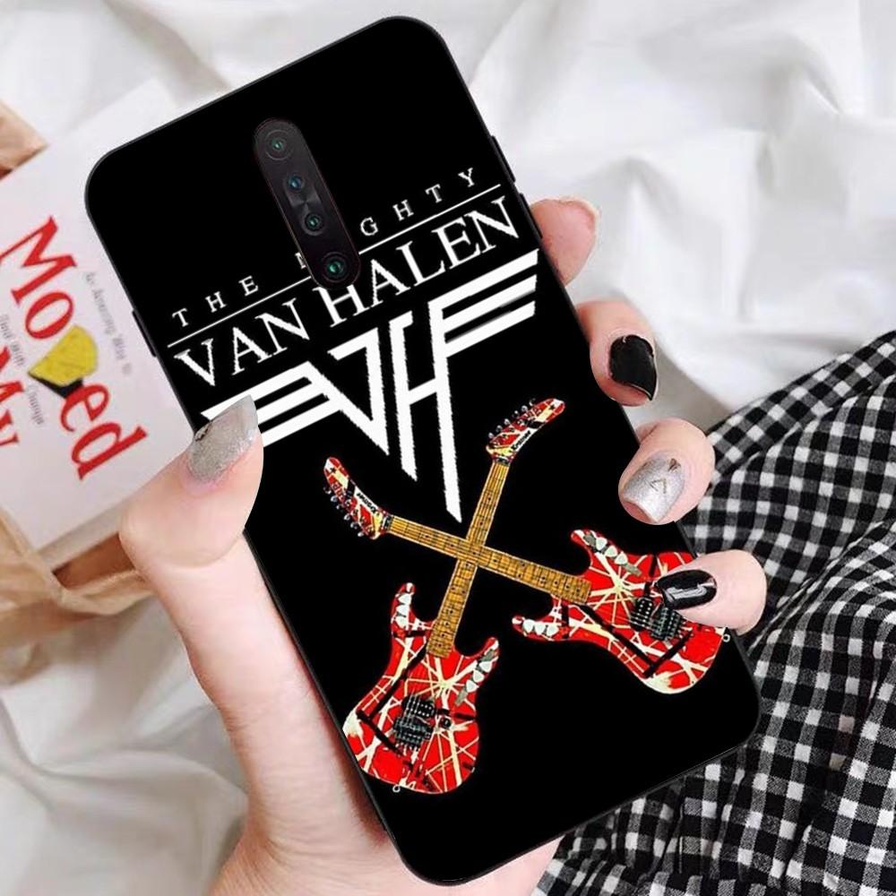 E-Eddie V-Van-Halen Music Guitar Phone Case For Redmi 5 6 7 8 9 10 Plus Pro 6 7 8 9 A GO K20 K30 K40 Pro Plus F3 Fundas