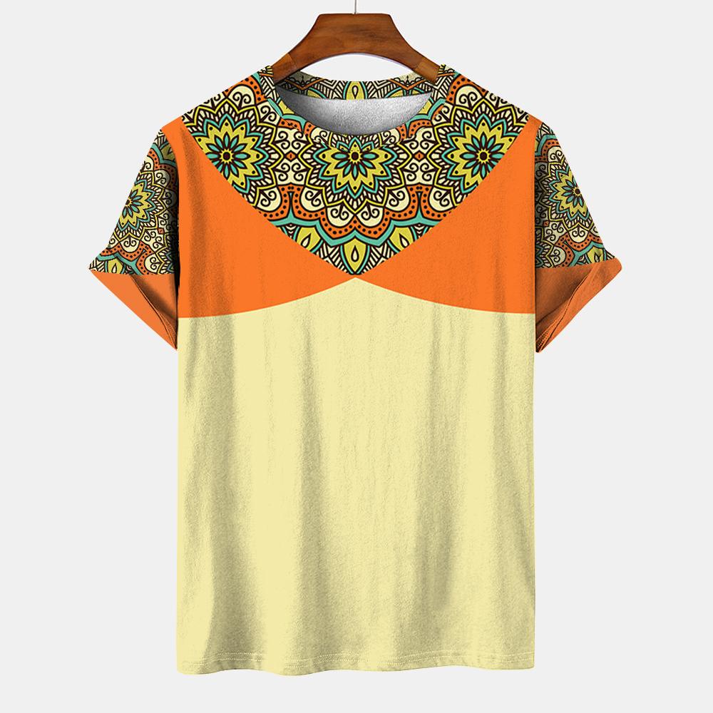 Men T-shirt Fashion O Neck Harajuku Men's Clothing Oversized T-shirt Summer Short Sleeve Tee Streetwear Casual T Shirt For Men