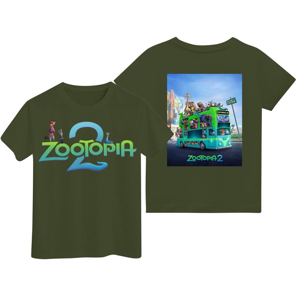 Children's Casual Fashion Cartoon Print Short-sleeved T-shirt Top