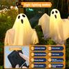 Halloween Ghost Decoration Lantern 8Modes White Cloth Ghost Stake Lights White Flying Ghosts Lantern for Party Yard Lawn Decor