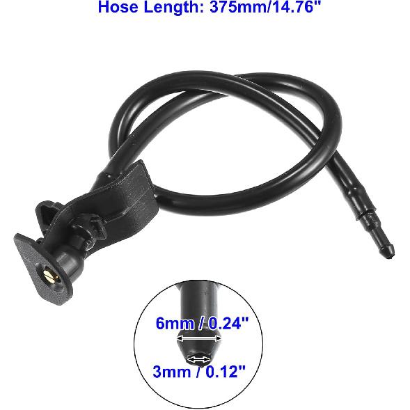 2PCS Windshield Washer Nozzles BB5Z-17603-A Front Spray Jet Kit Compatible with Ford Explorer 2011–2015 & Police Interceptor Utility 2013–2015