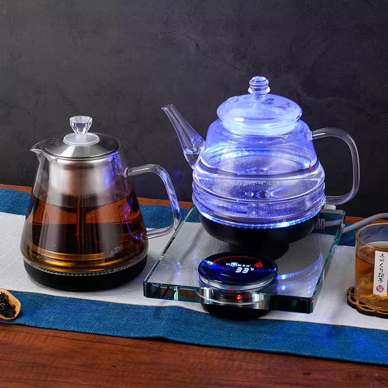 Chytrá skleněná elektrická konvice: Plně automatický bojler na horkou vodu se spodním plněním a speciální izolací pro přípravu čaje.