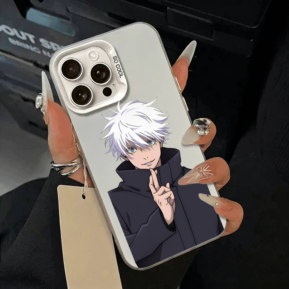 

J-Jujutsu K-aisen-opular characters Phone Case For iPhone 17,16,15,14,13,12,11 Plus,Pro Max,XS,white silver phone case iPhone12
