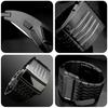 Wrist Watch LED Automatic Energy Saving Mode Stainless Steel Digital Calendar Sport Watch for Officer
