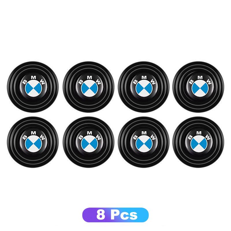 TWDG8 Car Door Shock Absorber Pads Buffer Bumper Anti-collision Shock Absorbing Gasket For BMW M E46 E90 E60 F30 F10 E39 Car Keychain