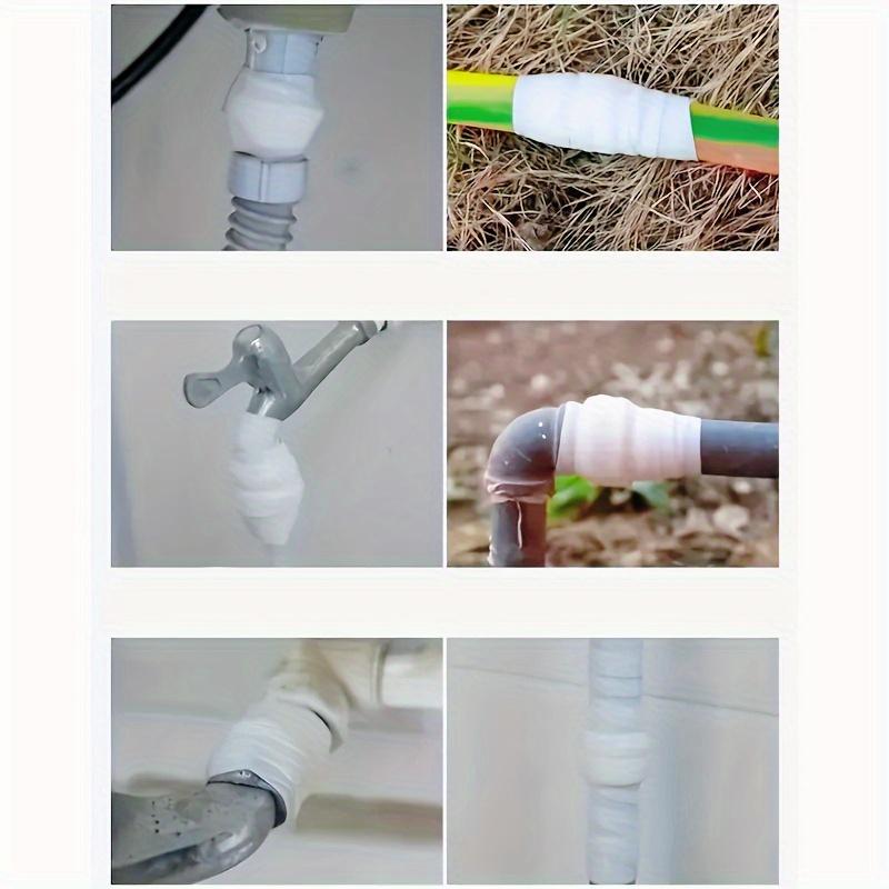 1pc Self-Fusing Silicone Tape - Instant Leak Repair for Kitchen & Plumbing, Waterproof Sealant for PVC/Glass/Metal/Stone Surfaces, High-Temp Resistant