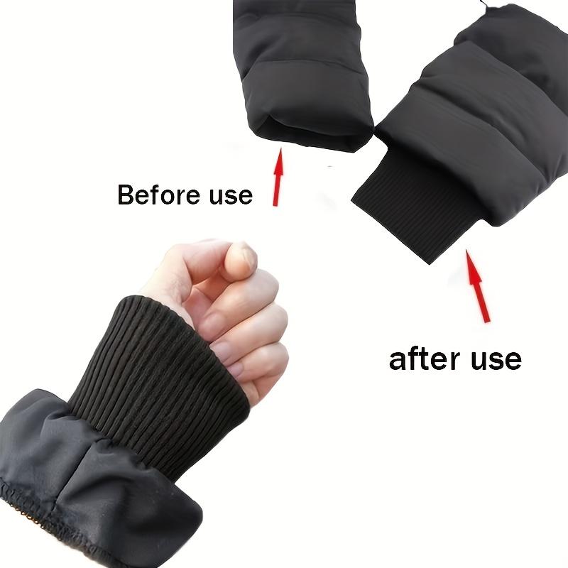 Threaded Cuffs Warm Sleeves Elasticated Cuffs Thick Coat Windproof Ribbed Sleeves In Five Colors for Clothes Cuffs