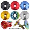 MTB Bike Lid Bicycles Parts Bicycle Headset Cover Headsets Tops Stem Top Cap Ultra-ligh Bowl Covers