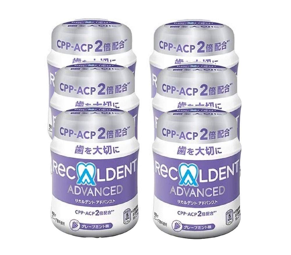 

Recaldent Бутылочка Упаковка Виноград Мята Только для стоматологических клиник Жвачка, Тип, 140г, 6, Вкус,