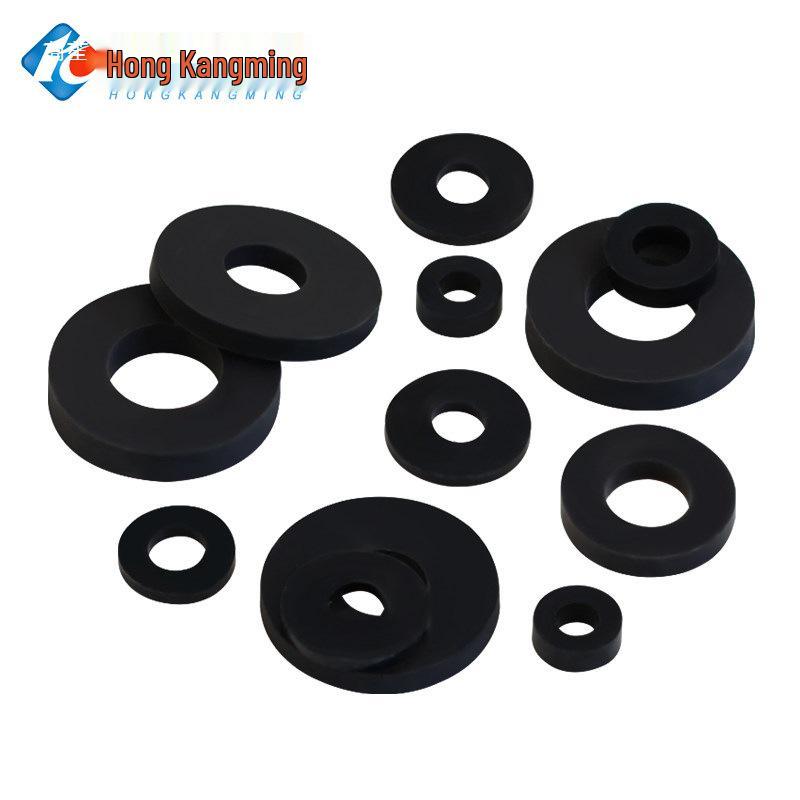 Shock-Absorbing Silicone Washer Pad Gasket – Soft Rubber Flat Sealing for M4, M5, M6, M8, M10.