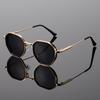 1 Pc, Futuristic Sense of Technology, Fashionable Round Frame Glasses with Comfortable Ear Flips, Fits the Face, Men's and Wome