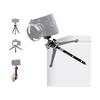 Mini Tripod Metal Smartphone Tripod Cold Shoe Pan/Tilt Camera Tripod Camera Stand Desktop Selfie Tripod (XT18SMC22S)