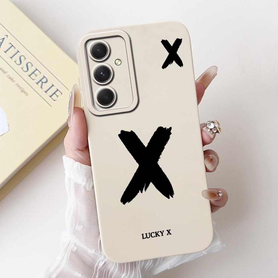 

Funda For Samsung A34 Case Simple Fashion A-Z Letters Pattern Design Cover For Samsung Galaxy A34 Phone Case SM-A346E SM-A346B Samsung A34