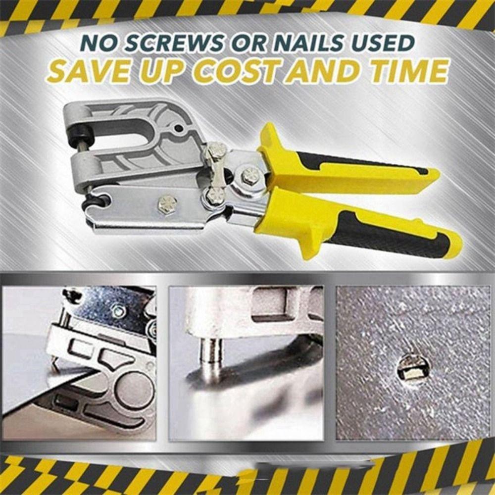 Professional Rivet-free Pliers Zinc Zinc Alloy Steel Punching Pliers Multi-functional Keel Pliers  Drilling