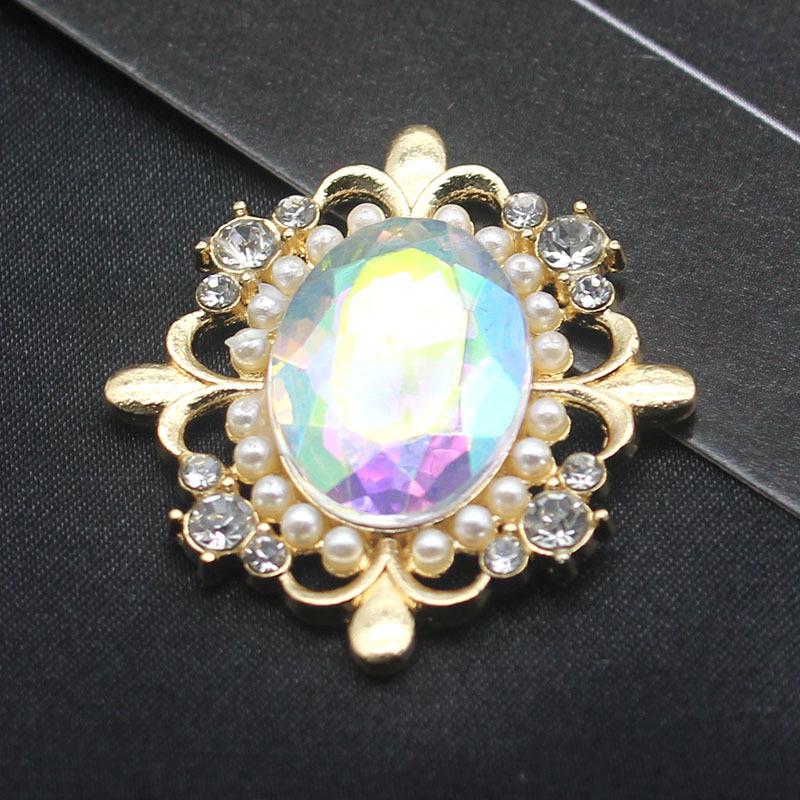 29*32Mm Exquisite Alloy  Buckle Bowknot Hair Accessories Material Accessories Wedding Invitation Decoration
