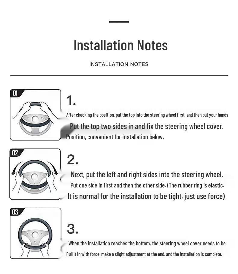 Vier Jahreszeiten Universal Lenkradbezug - Klassisch, stilvoll und reißfestes Autoinnenraumzubehör.