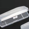 Portable Travel Men's Razor Case Shaving Machine Container Holder Shaver Box Transparent Plastic Razor Blades Storage Box