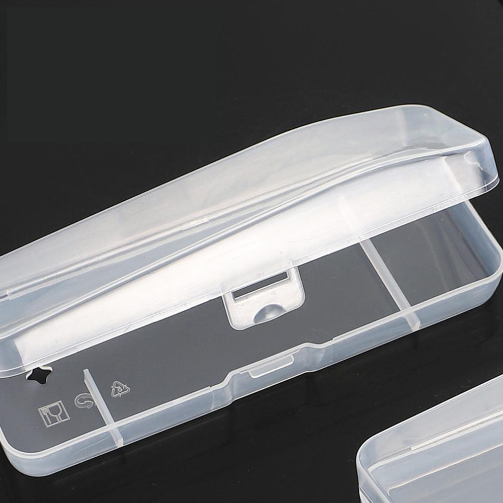 Portable Travel Men's Razor Case Shaving Machine Container Holder Shaver Box Transparent Plastic Razor Blades Storage Box