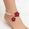1-piece 3D Flower Fashionable Women's Ankle Chain