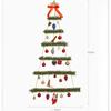 110cm Christmas Tree Shape with Glowing Lights Christmas Balls Wall Pendant Pinecone Vine for Xmas Party Home Pendant  WallDecor