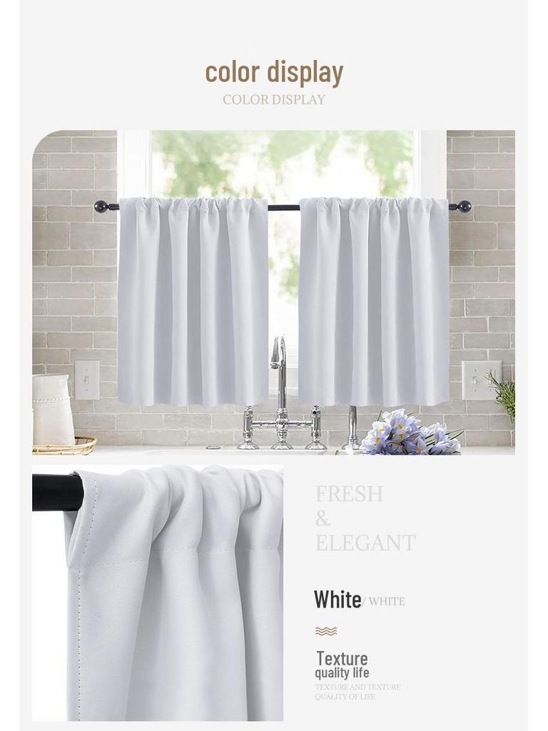 Högprecisions mörkläggningskaffe köksgardin