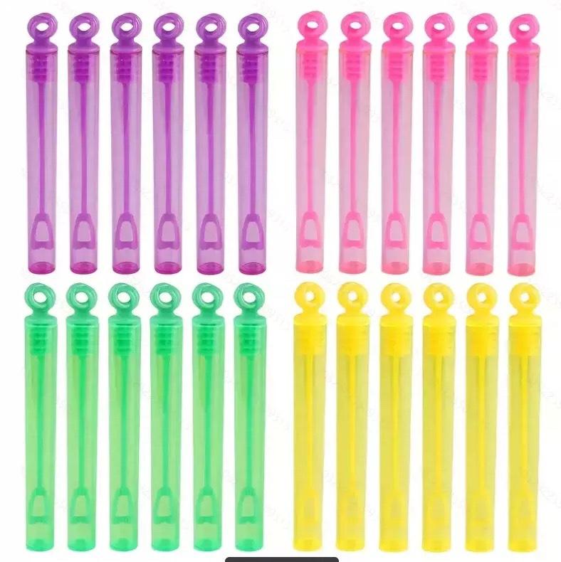 10/12/24 stk Fargerik boblesåpeflaske Hjertestav Tomt rør Barn Bursdagsfest Favoritter Pinata Filler Leker Bryllupsgaver til gjest