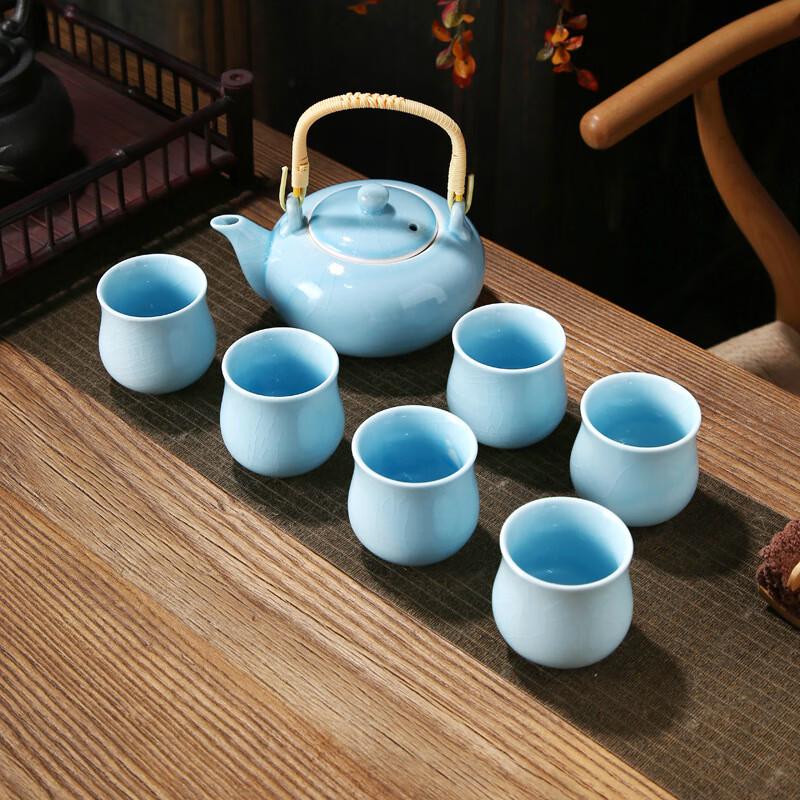 JANLA Ceramic Top-Handle Teapot Tea Set