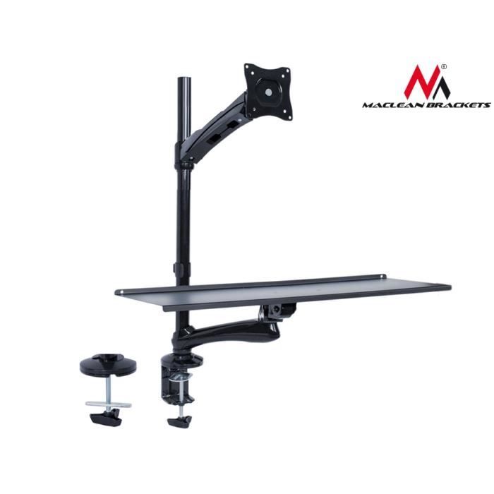 Support universel pour moniteur 13-27" et clavier maclean mc-681