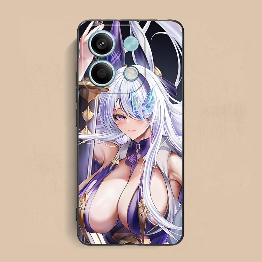 Azur Lane Unzen Matte TPU Mobile Phone Case for Xiaomi Redmi Note 14 13 12 11 S Pro Plus 4G 5G Colorful Printing Cover