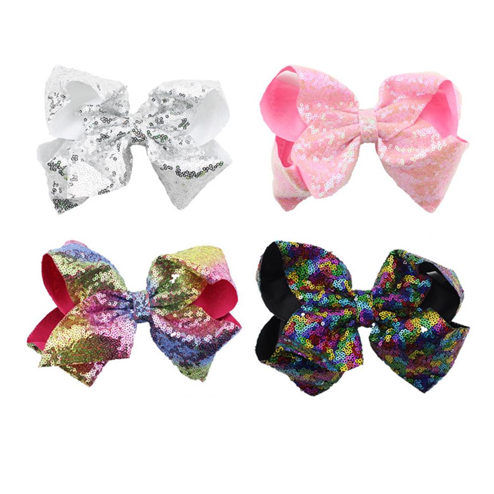 20CM Children Delicate Paillette Butterfly Hair Clip Clothes Dress Accessories