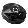 Front Fork Air Chamber Cover Bicycle Suspension Fork Air Gas Valve Cap Aluminium Alloy for Mountain BikeBlack