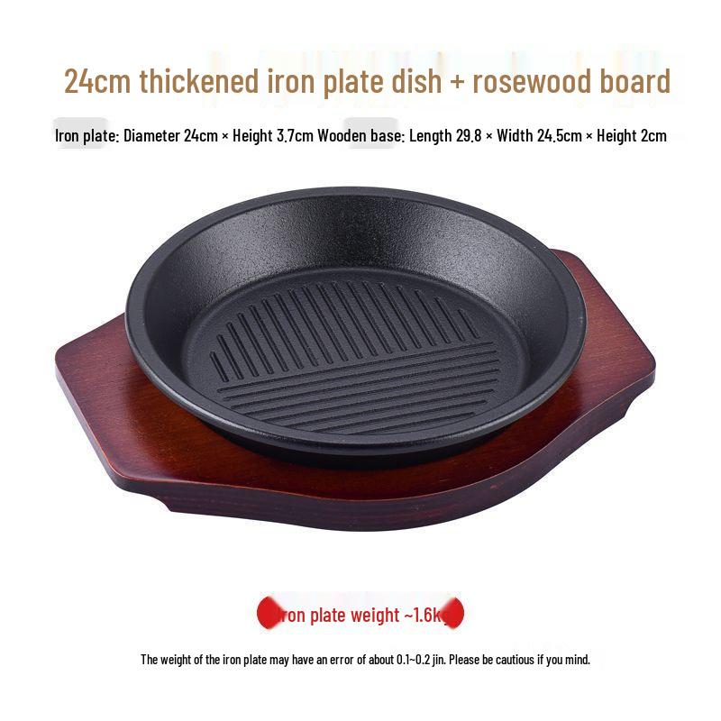 Cast Iron Griddle & Grill Pan for Fish, Steak & More