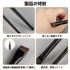 YANHUILAY Eyeliner Pinsel für Augen Make-up Augenbrauen Make-up Abgeschrägt Weiche Faser Sanft zu Einfach zum Schminken Make-up Werkzeuge (Satz 3) - Pinsel, Pinsel, Ultrafein