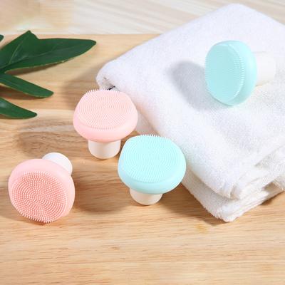 Silicone Beauty Washing Pad Facial Exfoliating Blackhead Face Cleansing Brush Tool Soft Deep Cleaning Random Color