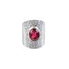 Pink Rubellite Gemstone 925 Sterling Silver Handmade Jewelry Statement Ring RR-17-5