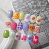 X-011 Heartbeat Nail Art Transfer Plate with Scraper – Stylish and High-Value Designs