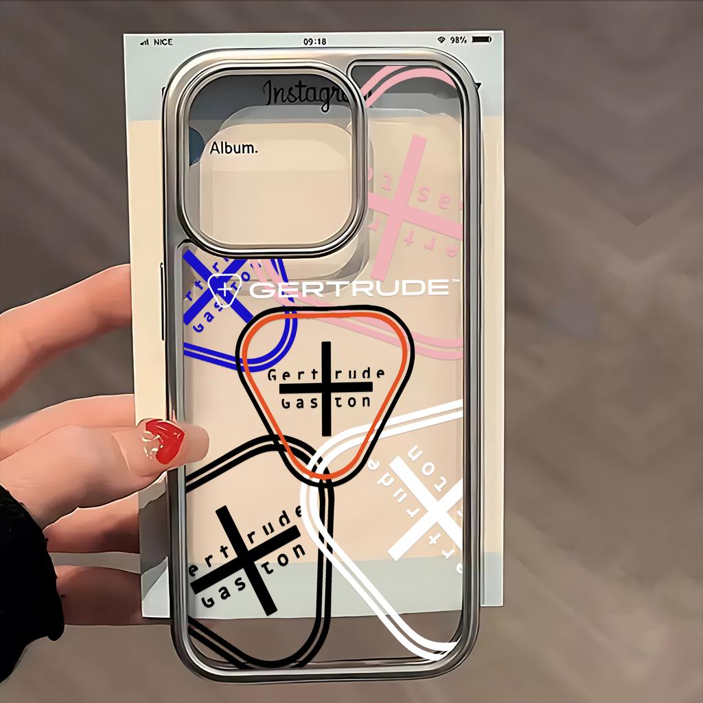 Fashion Phone Case for IPhone 17 16e 16 15 14 13 12 11 Air Pro Max X XR XSMAX 8 7 Plus Clear Soft G-Gertrudes Back Cover