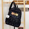 Schoolbag new backpack, primary and secondary school schoolbag, female cartoon, lightweight, high-value, cute dopamine accessories, backpack.