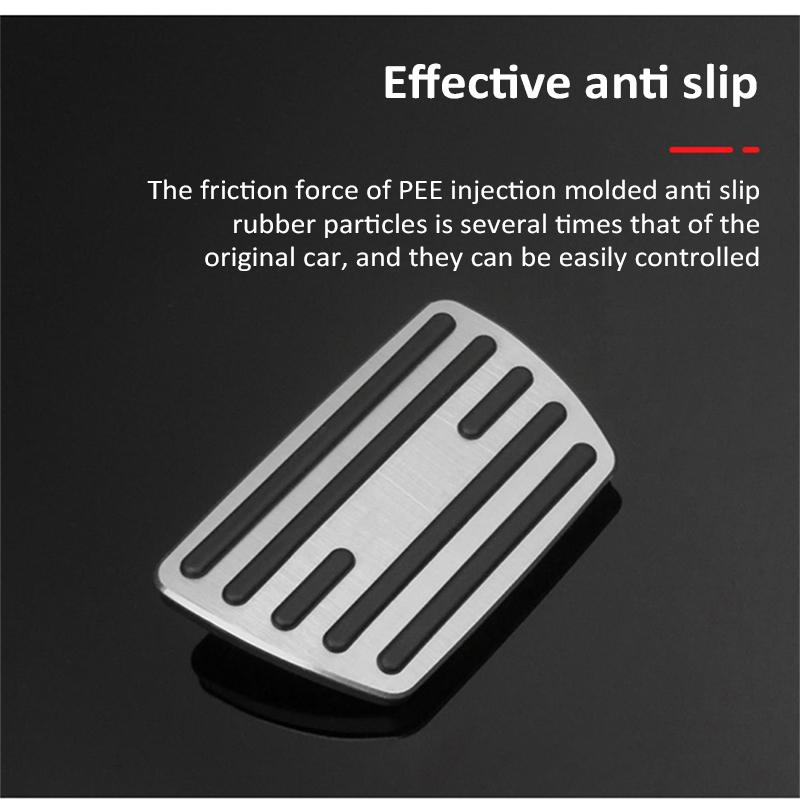 Car Foot Pedal For VW Volkswagen Virtus Polo Sedan Škoda Slavia 2018~2025 Brake Pedal Stainless Accelerator Cover Car Acessories