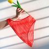 Men Seamless Ice Silk Briefs Low-rise Ultra-Thin See-through Panties Solid Color Quick Drying Underwear